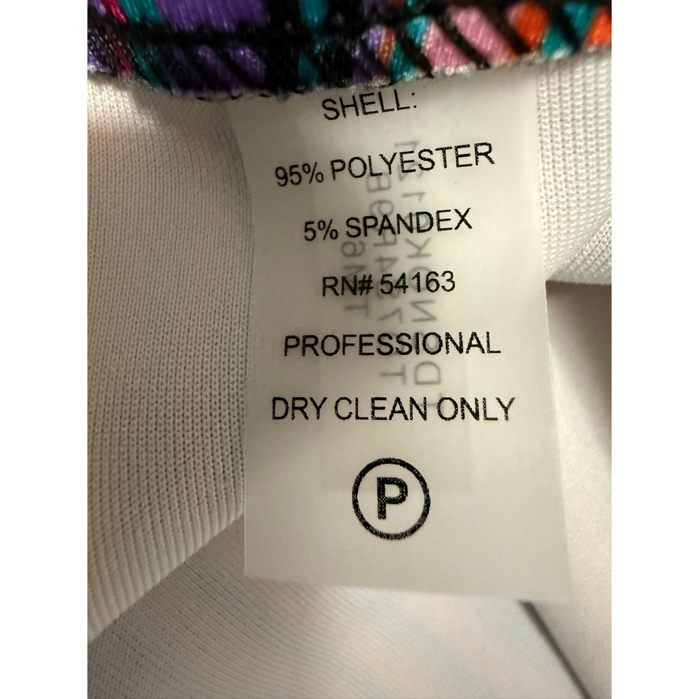 Tommy Hilfiger Womens‎ Multicolor Striped Sheath Dress Size 14 Sleeveless Mod - Picture 7 of 12